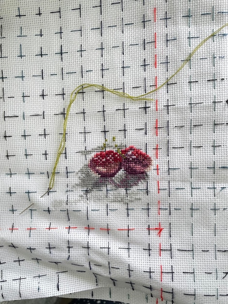 Vzor na ľanovom plátne